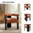 Ballycor 24"W Modern Boucle Dining Chair with Solid Wood Legs-125359654
