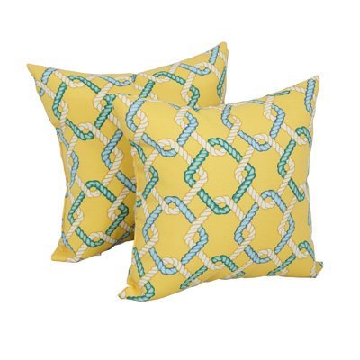 Coussin décoratif d'extérieur / extérieur Ikat