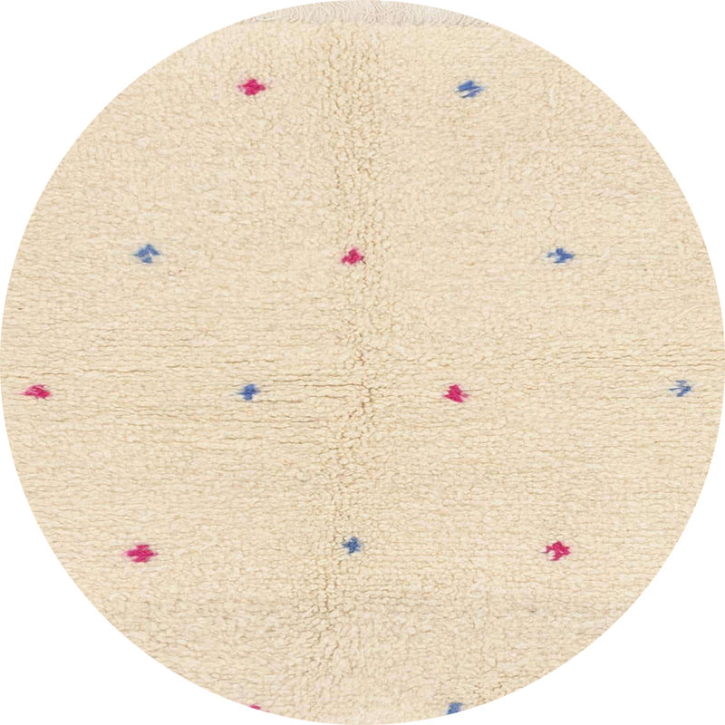 Abstract Indoor Rug, Round 5'