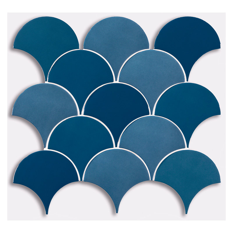 5" x 5" Ceramic Wall Tile, Surf