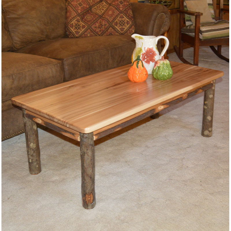 Table basse Yorba, Hickory rustique