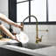 Robinet de cuisine rétractable à poignée simple
