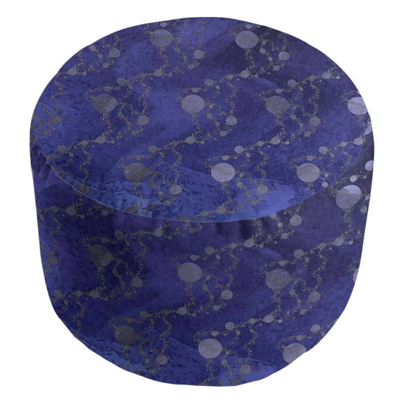 Repose-pieds Avicia, Bleu / gris foncé