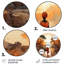 Voyage africain - Art rond en métal-109733817