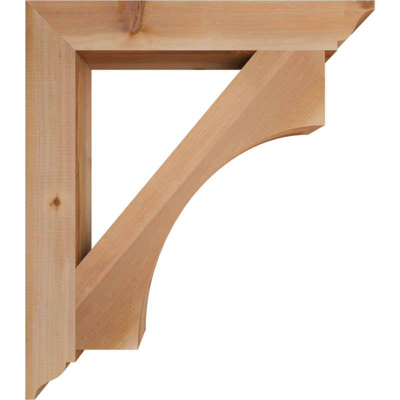 Support traditionnel Westlake, Cèdre rouge de l'Ouest, Lisse, H 32 po x l 3,5 po x P 28 po