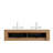 60" Wall-Mounted Double Bathroom Vanity with Sink