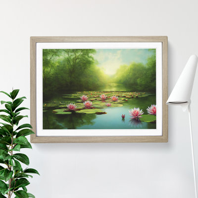 Special Water Lily Pond - Framed Print