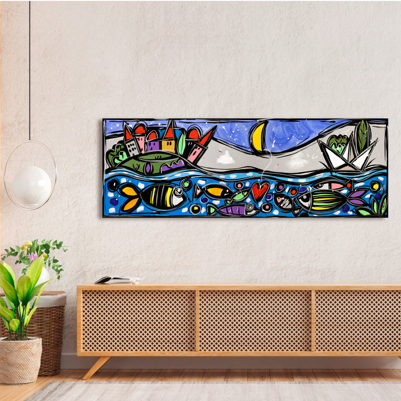 4WA7434 Wrapped Canvas Print, 50cm H x 150cm W
