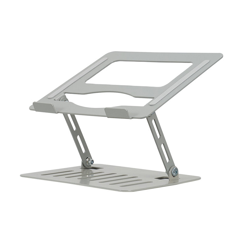 Aluminum Computer Desk, Silver