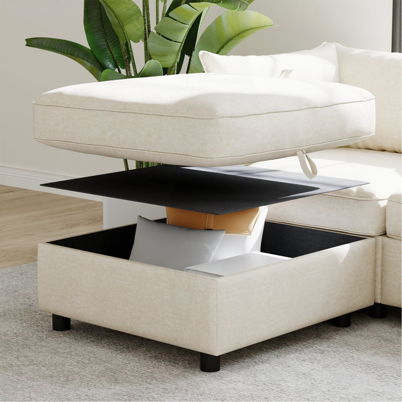 Canapé modulaire modulaire, siège convertible avec rangement, canapé-lit modulaire, combinaisons modulaires flexibles en tissu pour le salon