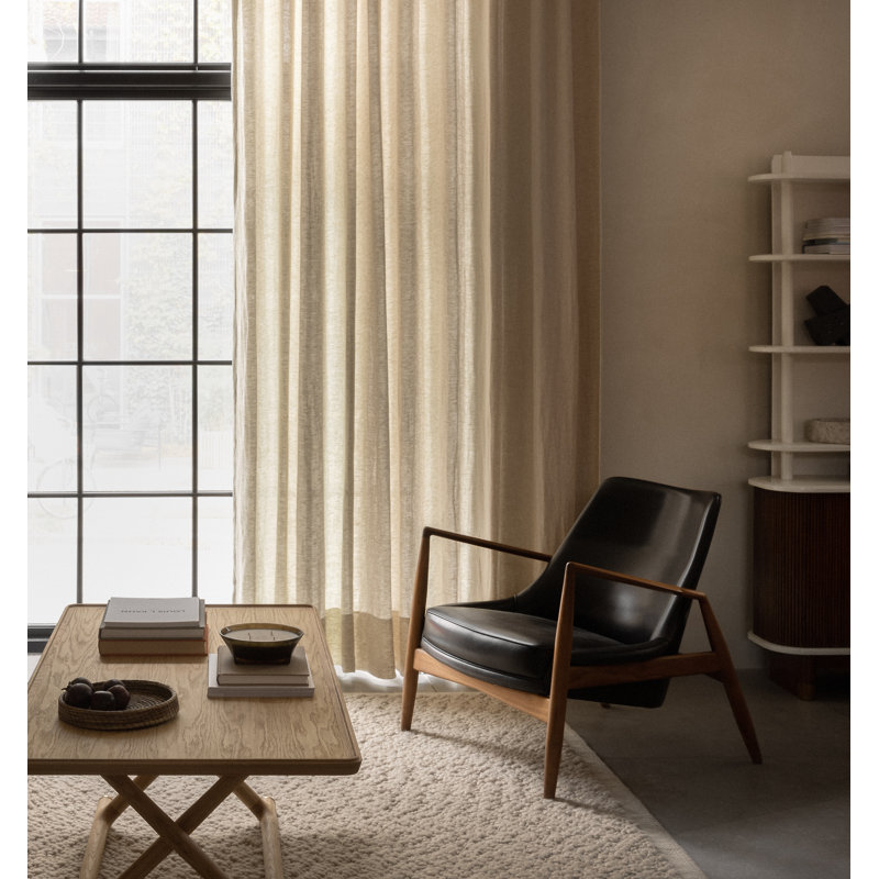 Gravel Area Rug in Ivory, Rectangle 6' x 8'