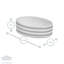 Harbour Housewares - Ceramic Soap Dish-1771900980