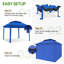 11 pi. L 11 pi. D Pavillon de jardin instantané en acier avec mur uni-86915908-94103927