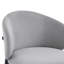 Clifton Velvet Fabric Walnut Effect Solid Wooden Frame Dining Chair-797401315