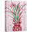Fruits " Retro Vintage Wood Panel Neon Pineapple "-94537448