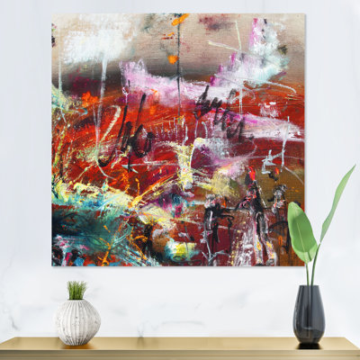Musique, peinture abstraite - sur