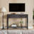 2-Tier Modern Console Table With With 3 Drawers, Set of 2 Black Wood Entryway Table Set For Living Room-878050903