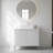30" Freestanding Bathroom Vanity with Rectangular Sink-373359841