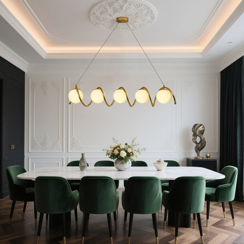 Îlot de cuisine 5 lumières, 5 lumières