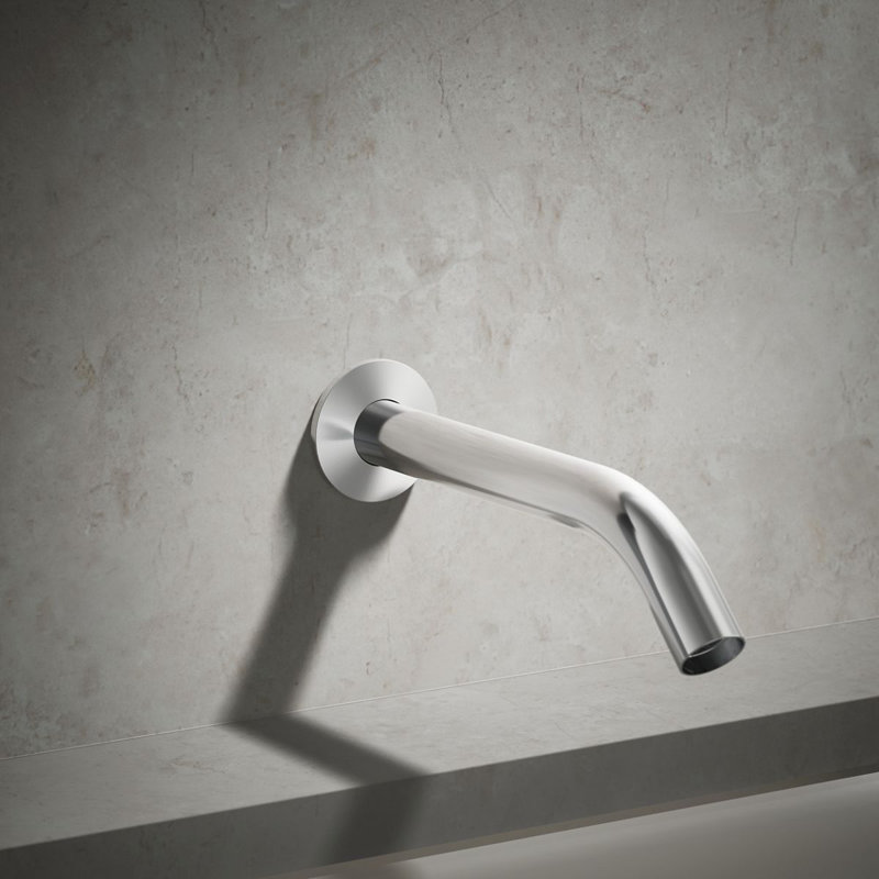 Wall Mounted Tub Spout Trim, Polished Chrome