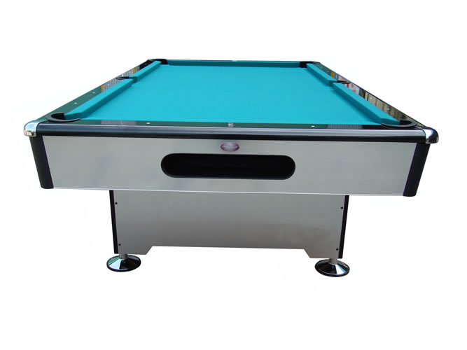 Pool Table, Golden, Silver, 9'