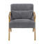 Chaise d'appoint rembourrée avec coussin-317353421