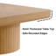 Table basse carrée 34,6 po pour le salon (table incluse seulement)-134495430
