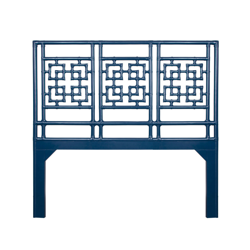 Palm Springs Headboard, Navy Blue, Queen