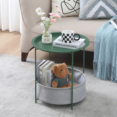 Petite table de bout avec sac de rangement Deeley