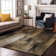 Premium Machine Washable Cerrito AMF567 Chocolate Rug