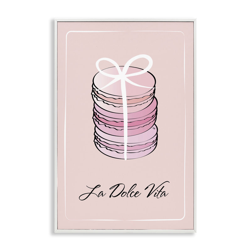 «Life Is Beautiful French Dessert», estampe numérique, design par Martina Pavlova, H 18 po x l 12 po