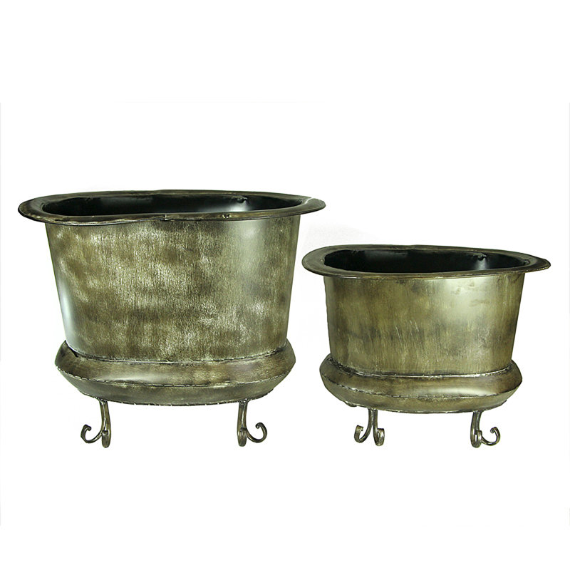Natalee Metal Pot Planter