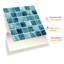 Metallic Self Adhesive Tile Sticker 15cm W x 15cm L Aluminum Film Peel and Stick-1817394876