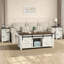 Table de bout Jaquavion Farmhouse avec station de charge et tiroir pour le salon-890967190-890967189