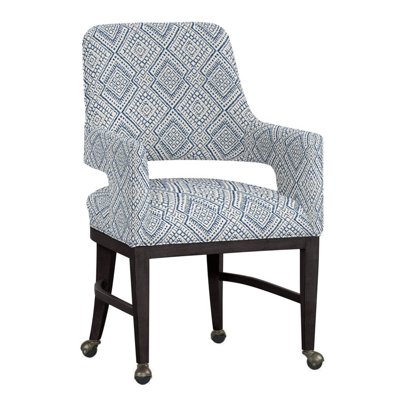 Chaise avec accoudoirs Josie, Gris anthracite, 9409 Sauge