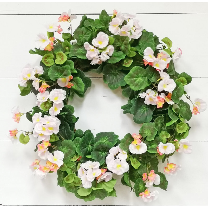 Couronne de 24 po Bergonia, Rose