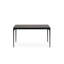 Silhouette Table with Extendable Rectangular Top and Metal Legs-1589457241