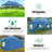 20' x 10' Waterproof Pop Up Canopy with Sidewalls-98540858