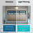 Cordless Top Down Bottom Up Cellular Honeycomb Shade, 9/16" Single Cell, Light Filtering-657905940-657906088