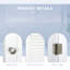 Armoire de rangement haute pour salle de bain / tour à linge autoportante avec tablette ajustable ouverte à 3 niveaux, blanc