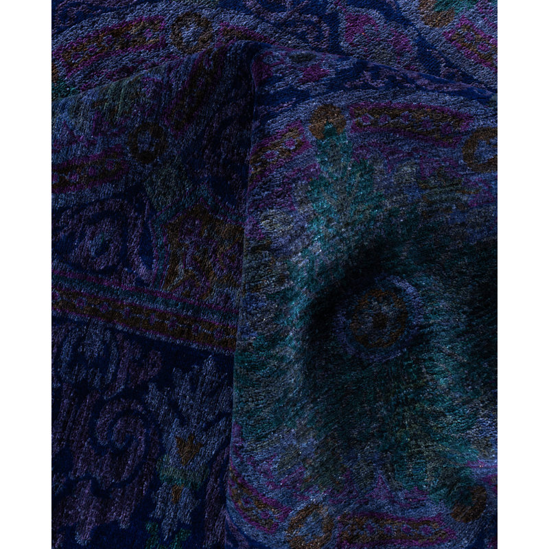 Overdyed One-of-a-Kind 8' 2" X 9' 10" Hand Knotted Area Rug