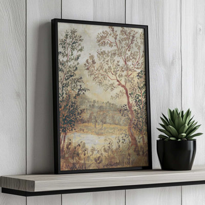 «Smoketree Tapisserie I» par Victoria Barnes, reproduction d'art sur toile