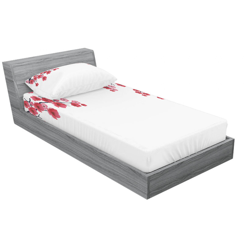 Microfiber Sheet Set, Twin XL Sheet Set with Fitted Sheet