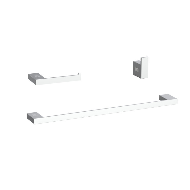 Sofia 3 - Piece Bathroom Hardware Set, Chrome