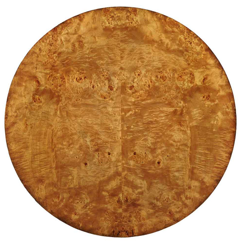 Henry Round Wood Top Dining Table