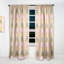 Panneau de rideau simple Mid-Century Pastel Circular IV-755993940