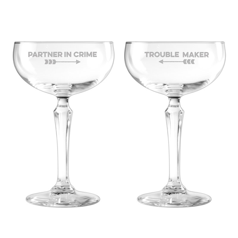 Ensemble de verres à cocktail 2 pièces Latitude Run®