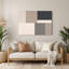 Minimalisme 5, art mural gris en métal-1587562254