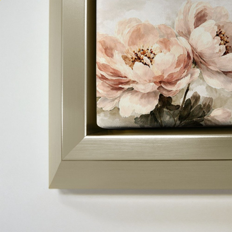 «The Missing Pink» par Patricia Pinto - impression sur toile, H 24 po x l 34 po, Champagne