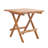 Square Teak Outdoor Folding Side Table